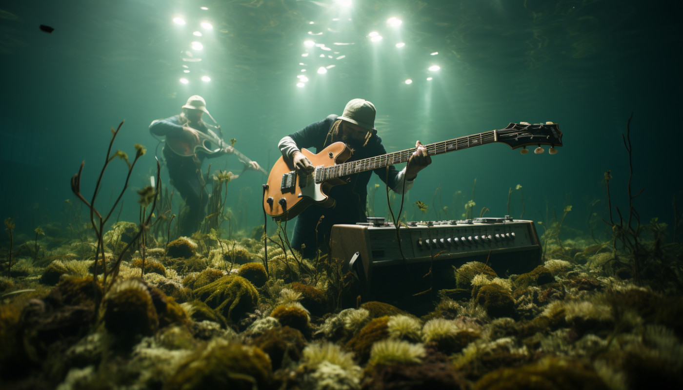 Acordes submarinos: Conciertos bajo el agua